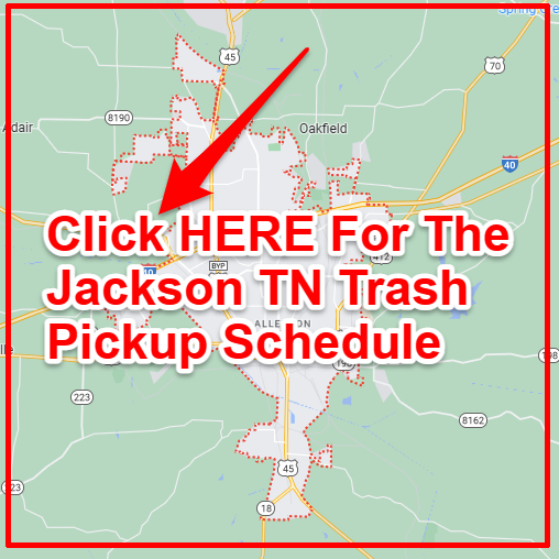 Jackson TN Trash Collection Map