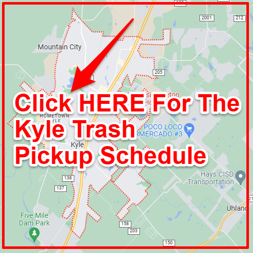 Kyle Trash Collection Map