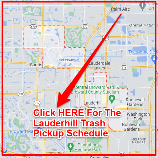 Lauderhill Trash Collection Map