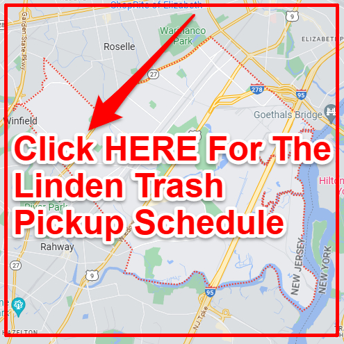 Linden Trash Collection Map