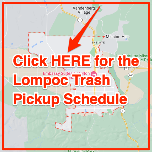 Lompoc Trash Pickup Schedule Map