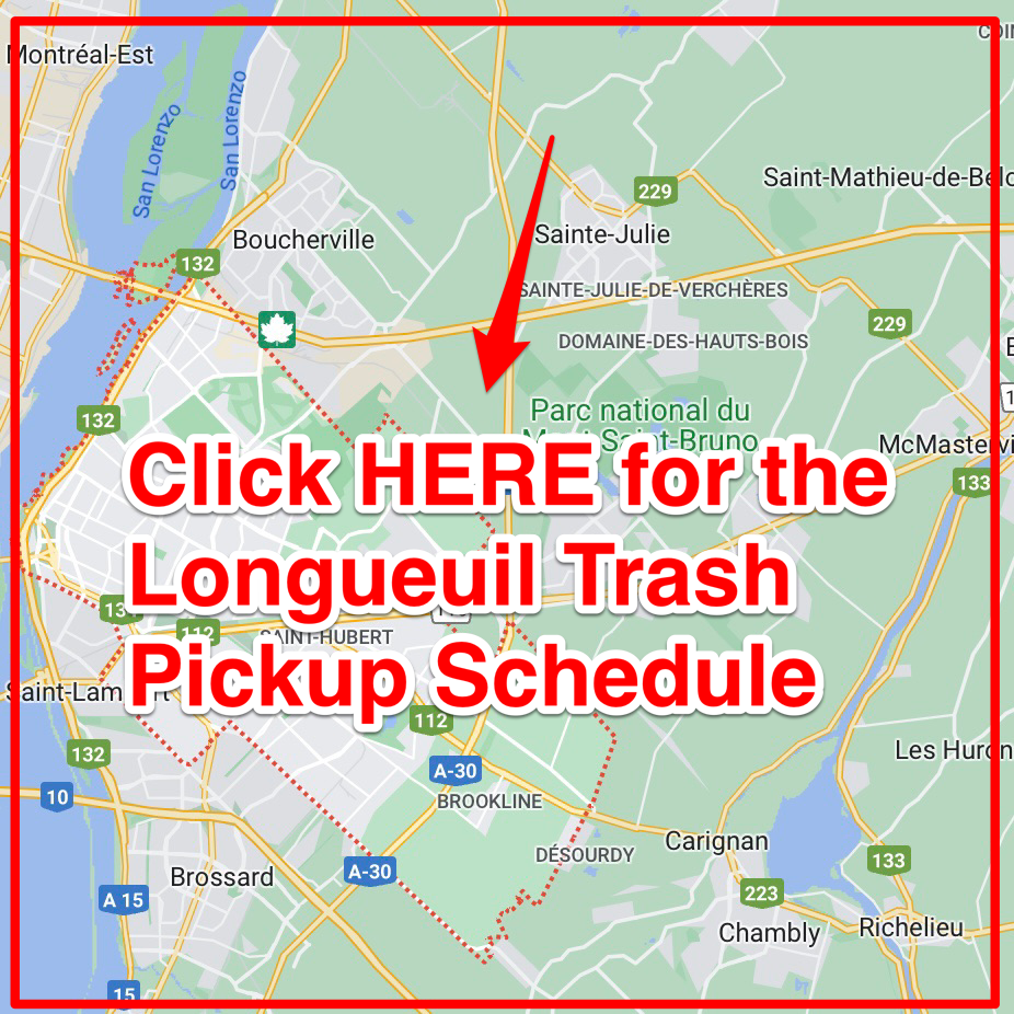 Longueuil Trash Pickup Schedule