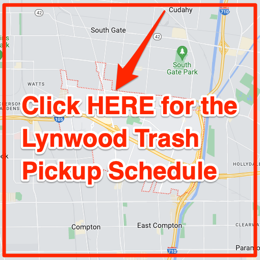 Lynwood Trash Pickup Schedule Map