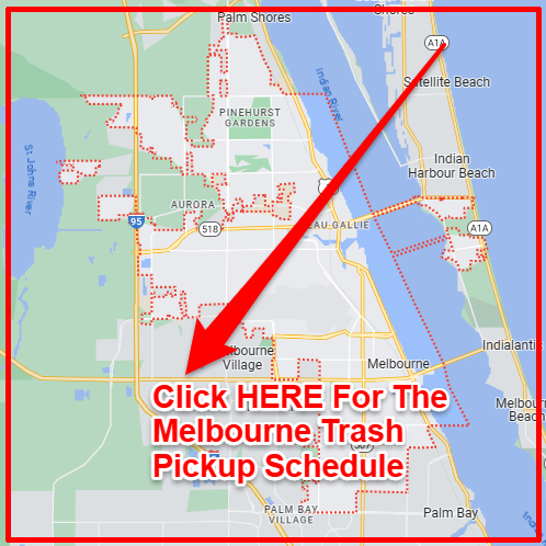 Melbourne Trash Collection Map