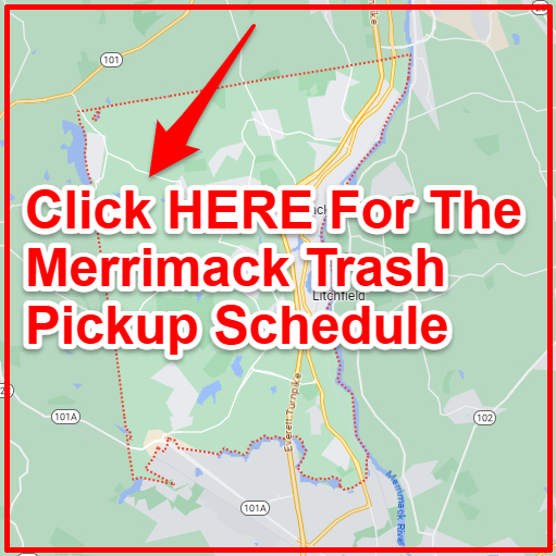 Merrimack Trash Collection Map