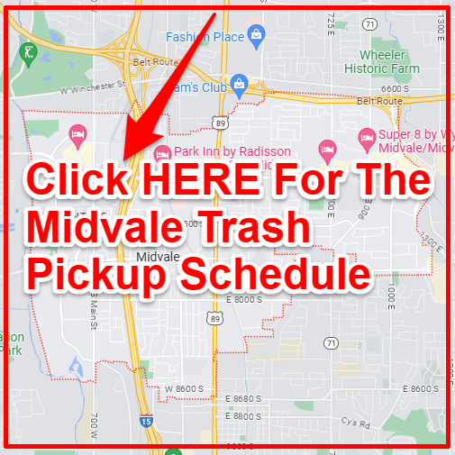 Midvale Trash Collection Map