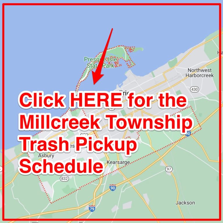 Millcreek township Trash Schedule 2023 (Bulk Pickup, Holidays, Map)