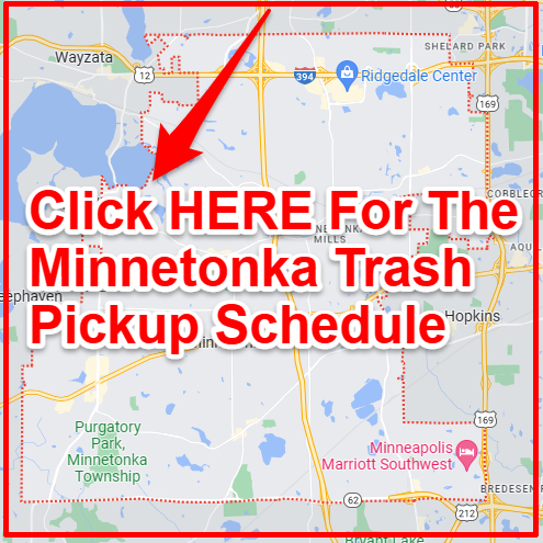 Minnetonka Trash Collection Map