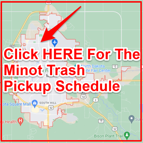 Minot Trash Collection Map