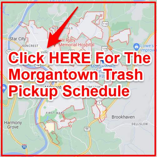 Morgantown Trash Collection Map