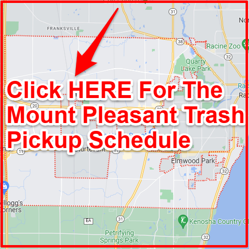 Mount Pleasant Trash Collection Map