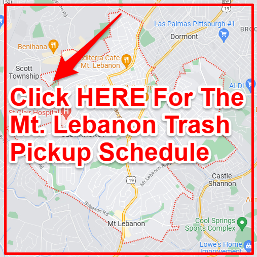 Mt. Lebanon Trash Collection Map