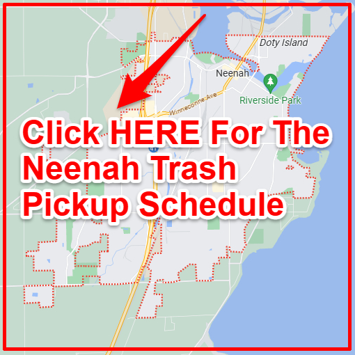 Neenah Trash Collection Map