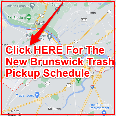 New Brunswick Trash Collection Map