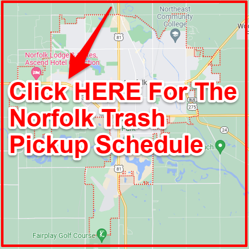 Norfolk Trash Collection Map