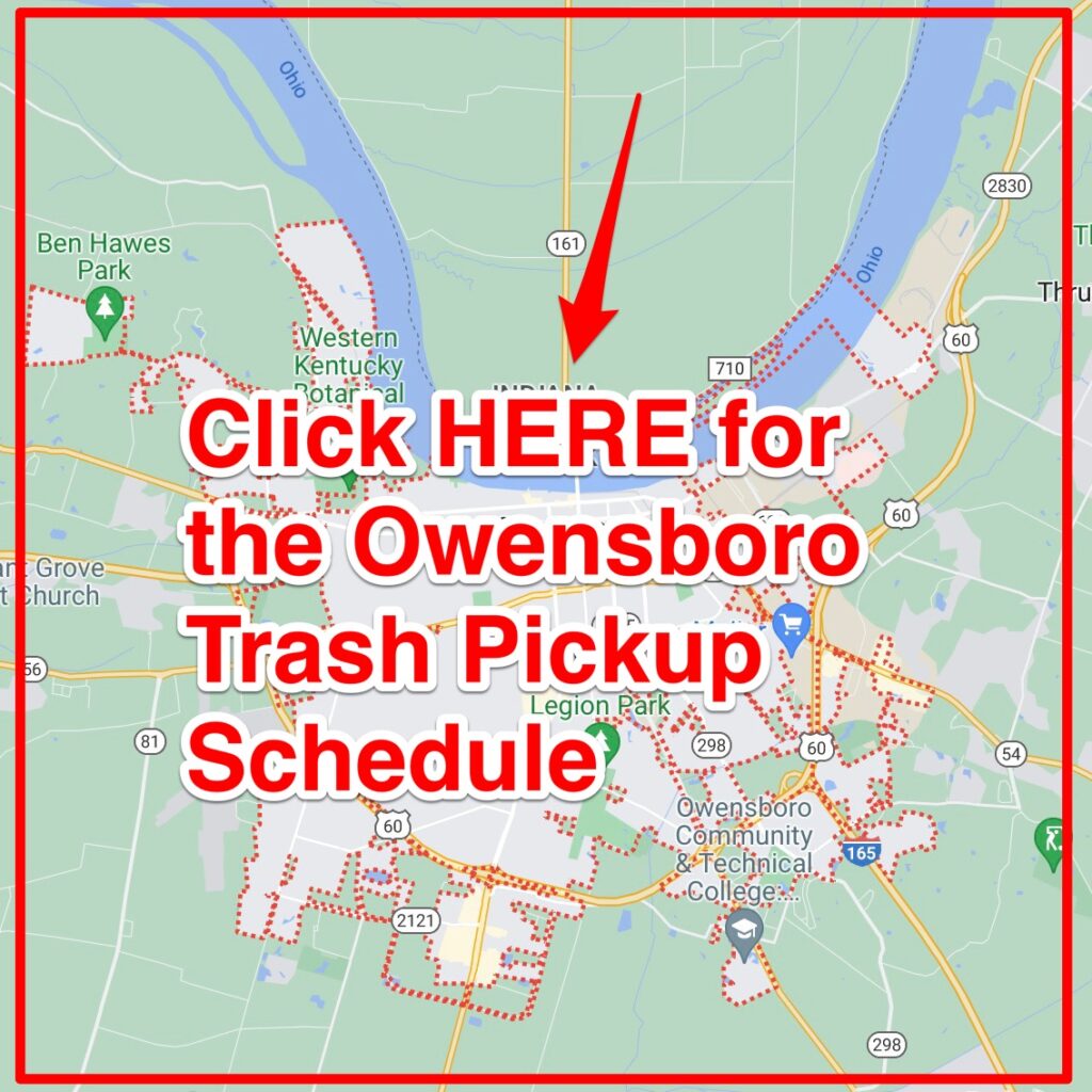 Owensboro Trash Pickup Schedule