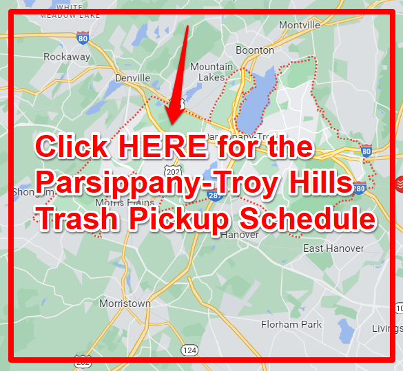 Parsippany-Troy Hills Trash Pickup Schedule Map