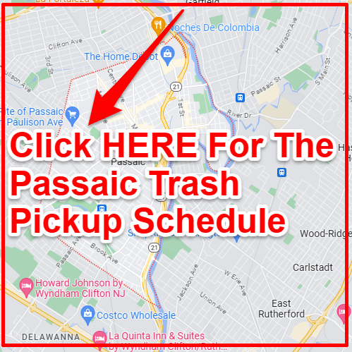 Passaic Trash Collection Map