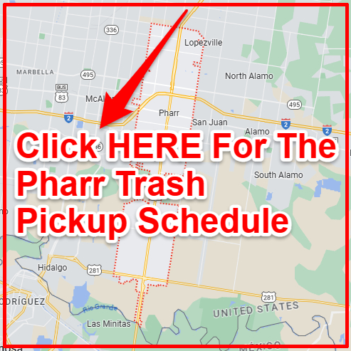 Pharr Trash Collection Map