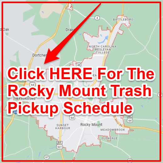 Rocky Mount Trash Collection Map