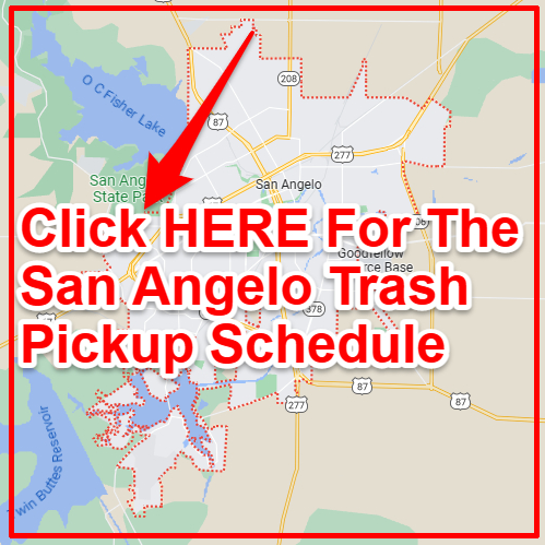 San Angelo Trash Collection Map