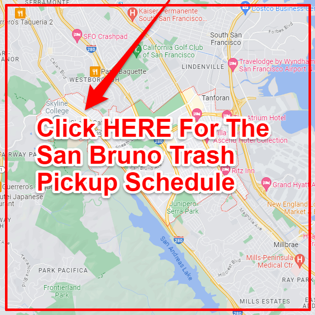 San Bruno Trash Collection Map