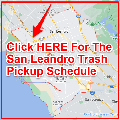San Leandro Trash Collection Map