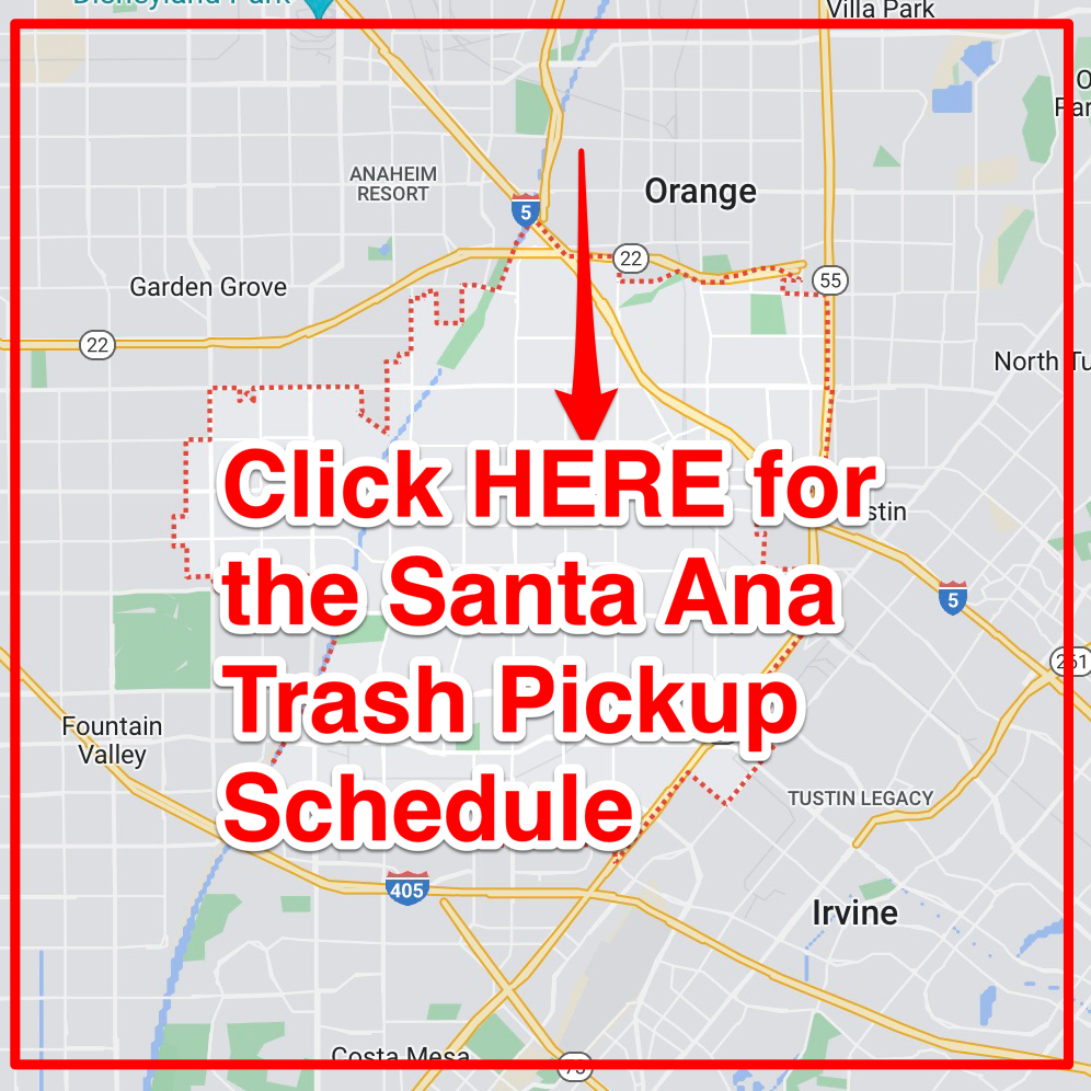 Santa Ana Trash Pickup Schedule