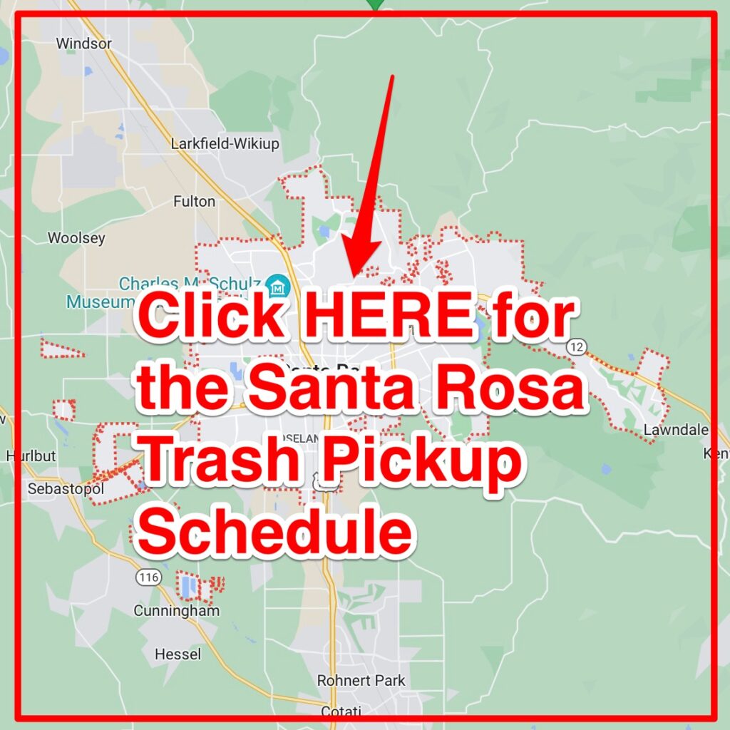 Santa Rosa Trash Pickup Schedule