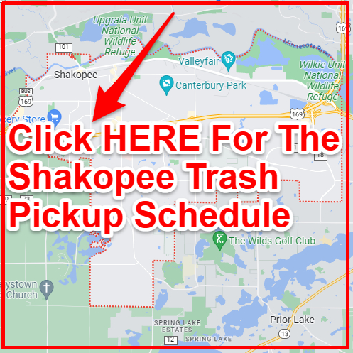 Shakopee Trash Collection Map