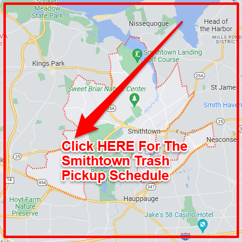 Smithtown Trash Collection Map