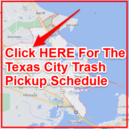 Texas City Trash Collection Map