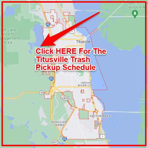 Titusville Trash Collection Map