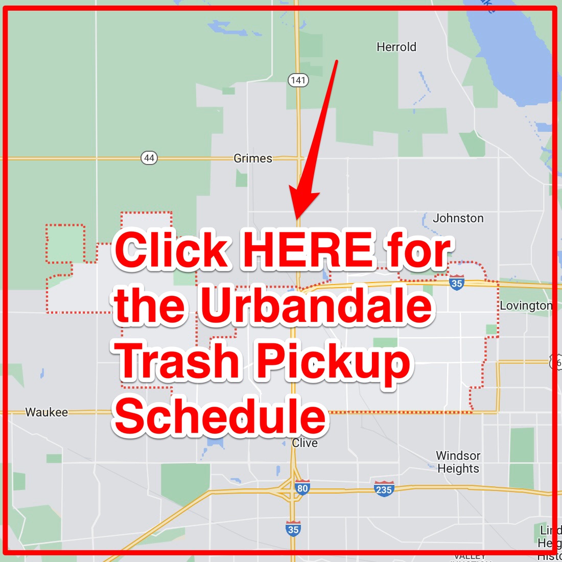 Urbandale Trash Schedule 2024 (Bulk Pickup, Holidays, Map)