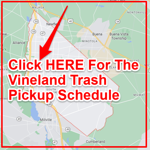 Vineland Trash Collection Map