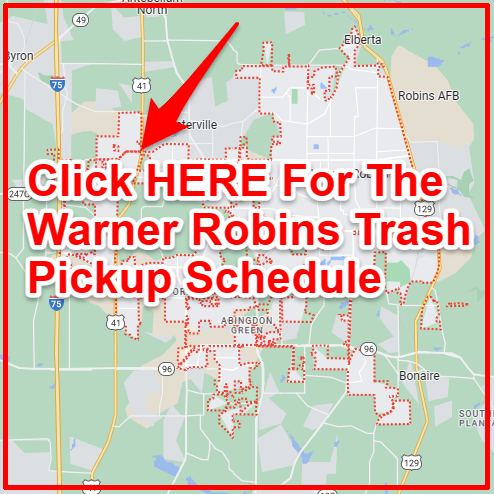 Warner Robins Trash Collection Map
