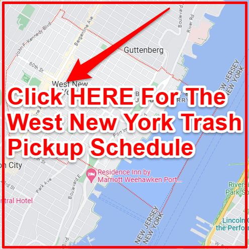 West New York Trash Collection Map