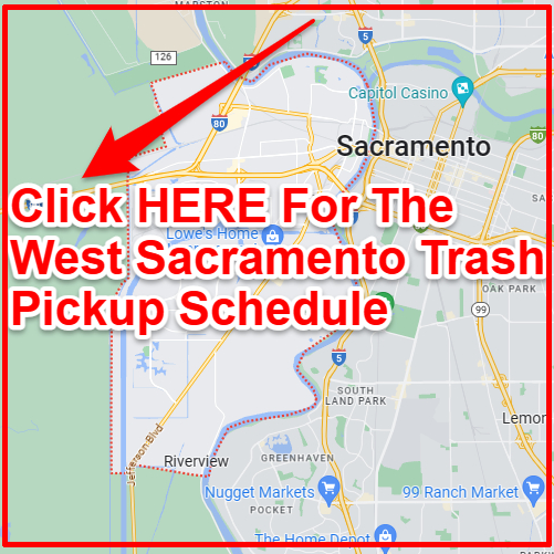 West Sacramento Trash Collection Map