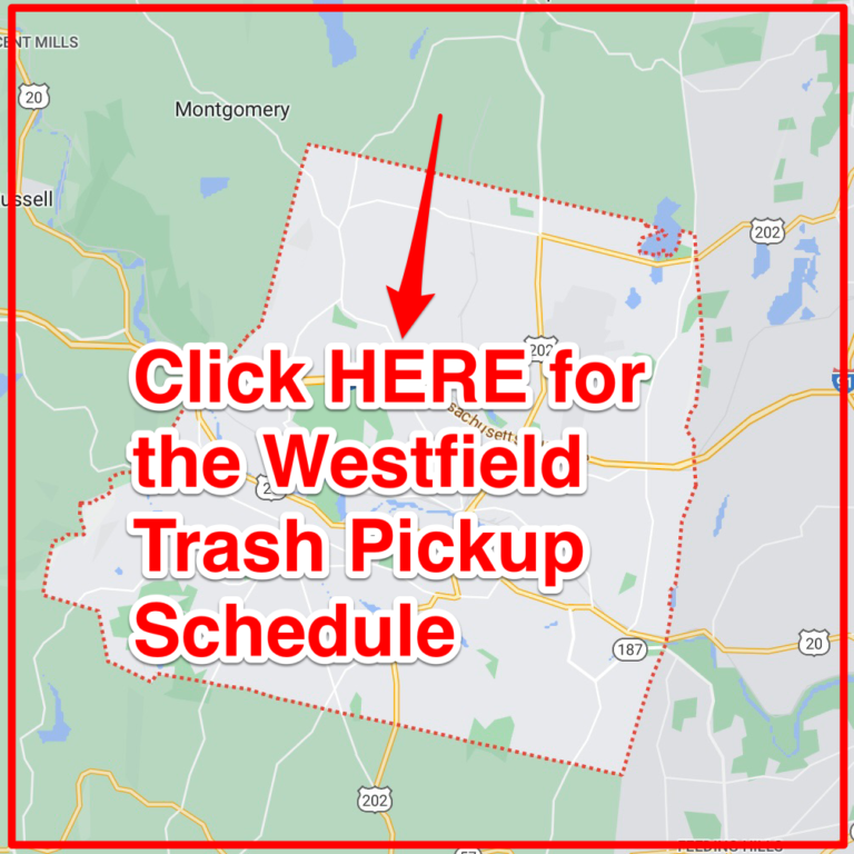 Westfield Trash Schedule 2023 (Bulk Pickup, Holidays, Map)