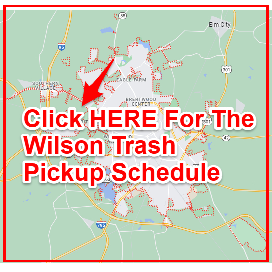 Wilson Trash Collection Map
