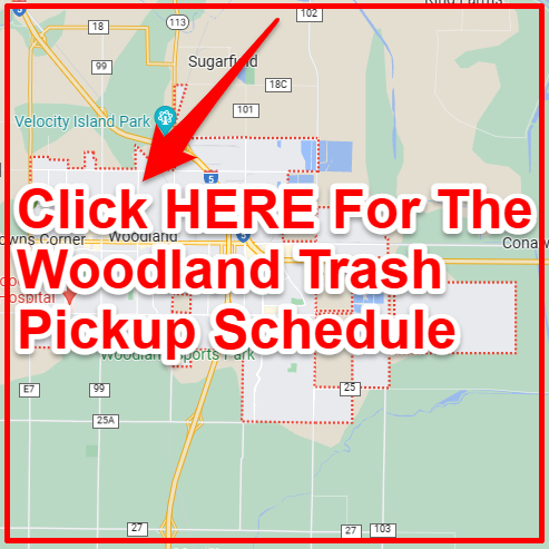 Woodland Trash Collection Map