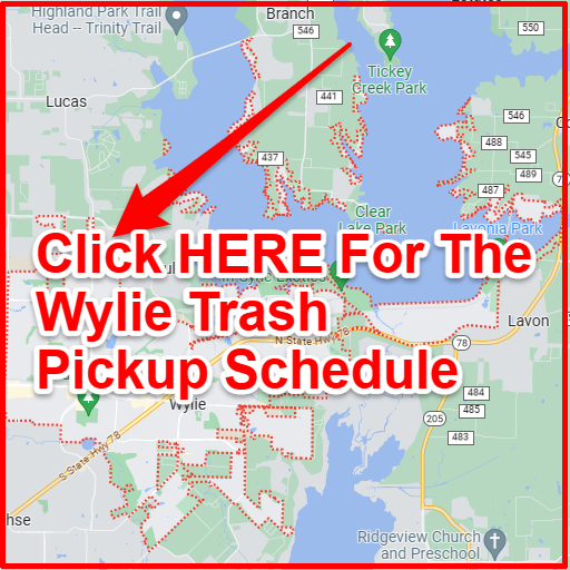 Wylie Trash Collection Map