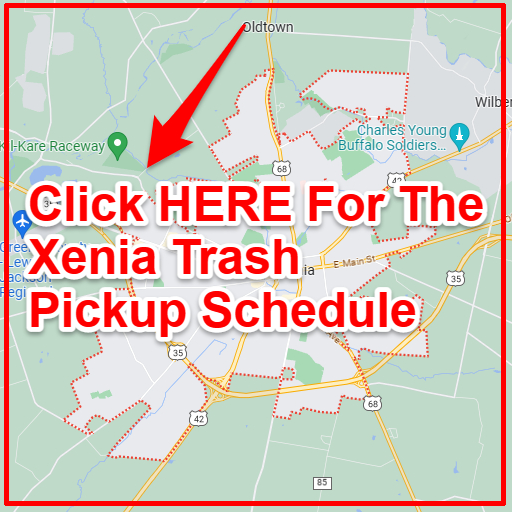 Xenia Trash Collection Map