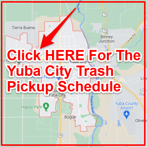 Yuba City Trash Collection Map