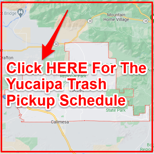 Yucaipa Trash Collection Map