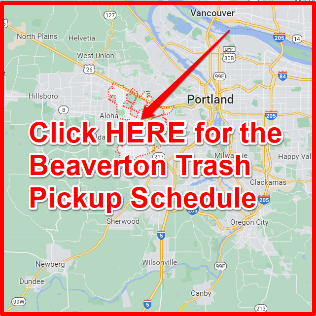 Beaverton Trash Pickup Schedule