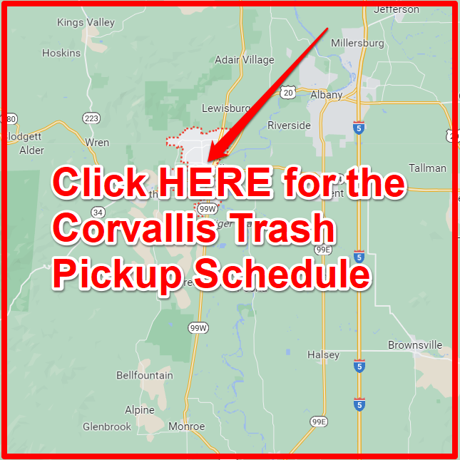 Corvallis Trash Pickup Schedule