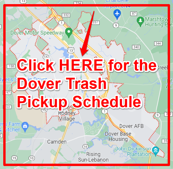 Dover Trash Pickup Schedule Map