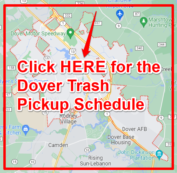 Dover Trash Schedule 2023 (Bulk Pickup, Holidays, Map)