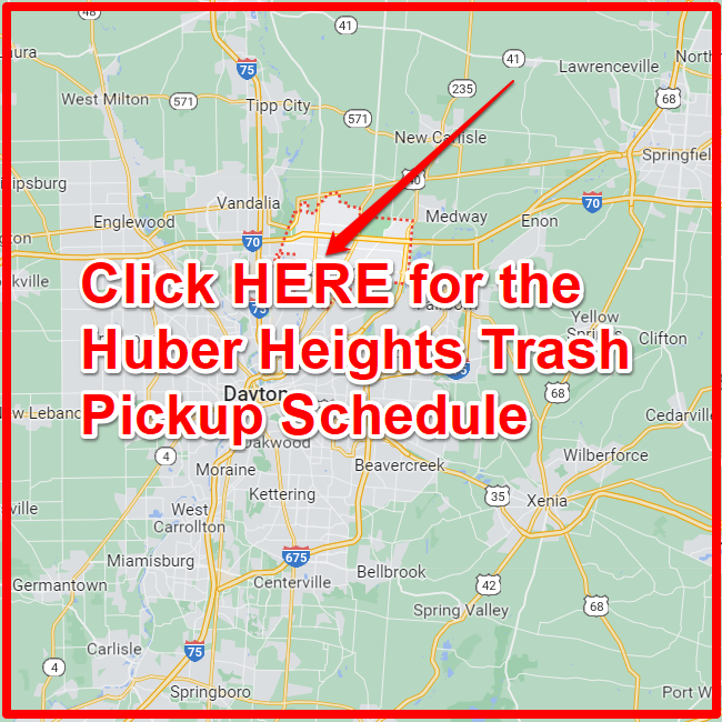 Huber Heights Trash Pickup Schedule